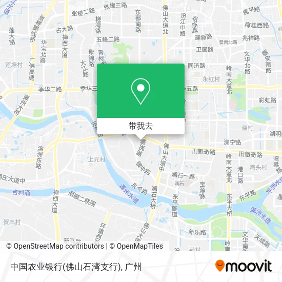 中国农业银行(佛山石湾支行)地图