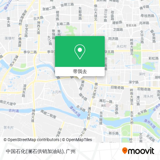 中国石化(澜石供销加油站)地图