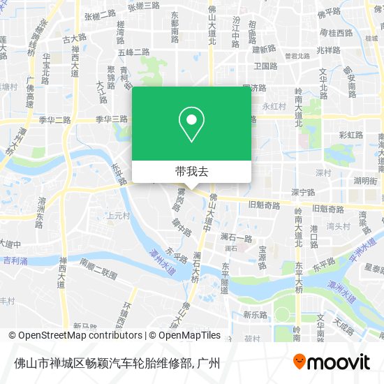 佛山市禅城区畅颖汽车轮胎维修部地图