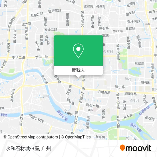 永和石材城-B座地图