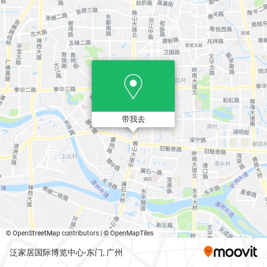 泛家居国际博览中心-东门地图