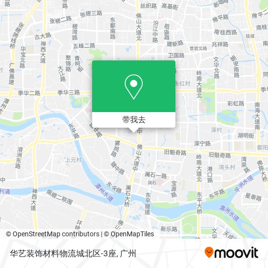 华艺装饰材料物流城北区-3座地图