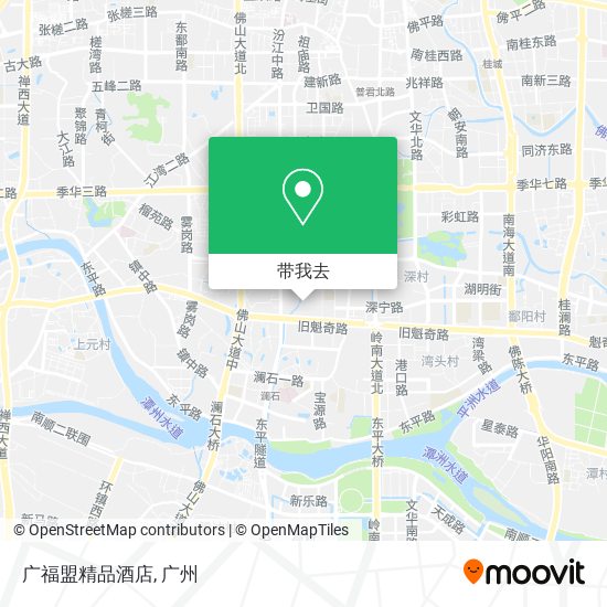 广福盟精品酒店地图