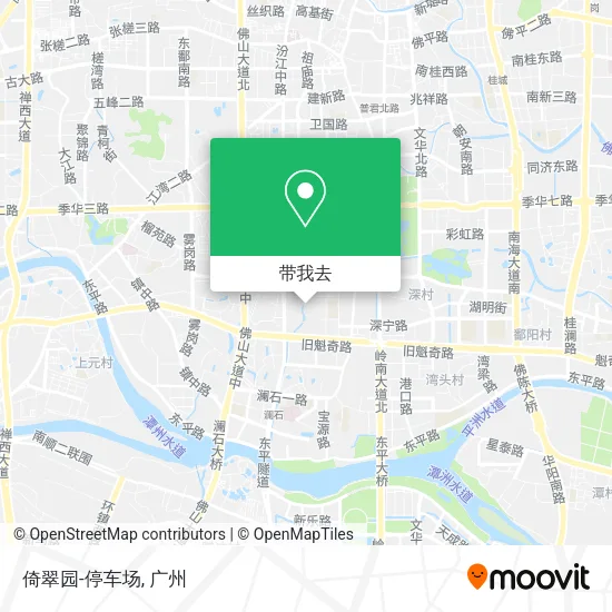 倚翠园-停车场地图