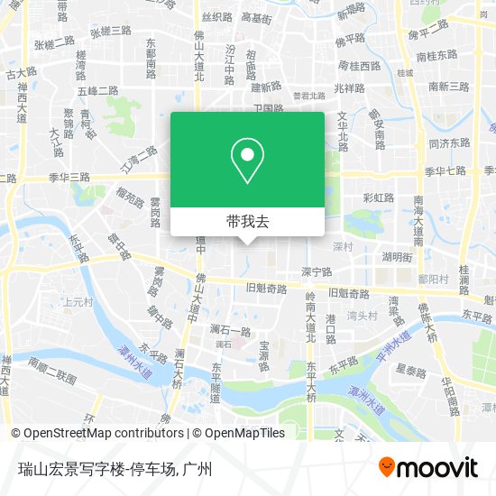瑞山宏景写字楼-停车场地图