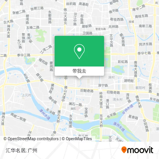 汇华名居地图