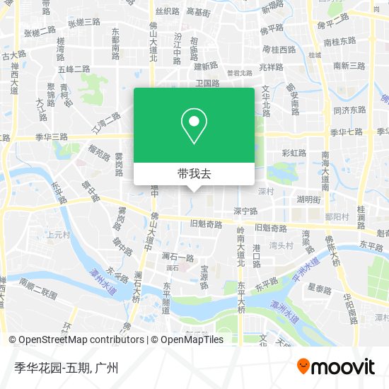 季华花园-五期地图