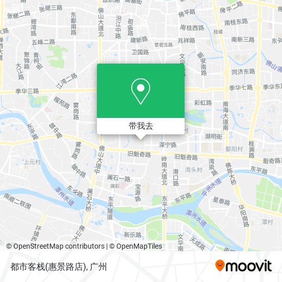 都市客栈(惠景路店)地图