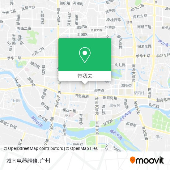 城南电器维修地图