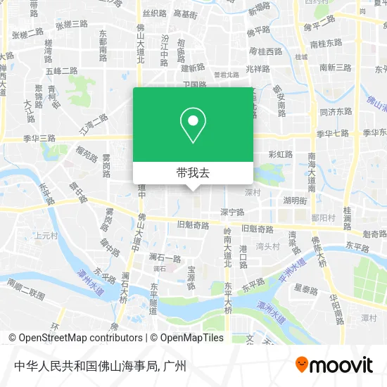 中华人民共和国佛山海事局地图