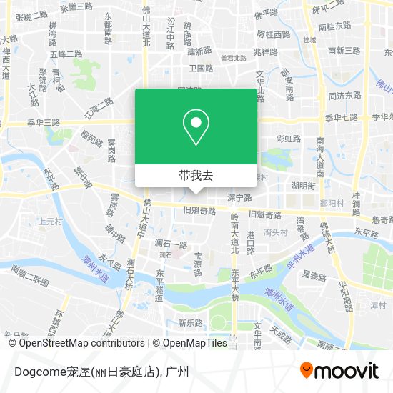 Dogcome宠屋(丽日豪庭店)地图