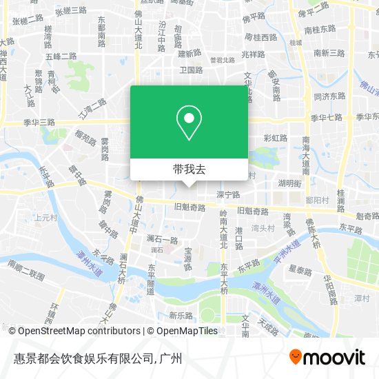 惠景都会饮食娱乐有限公司地图