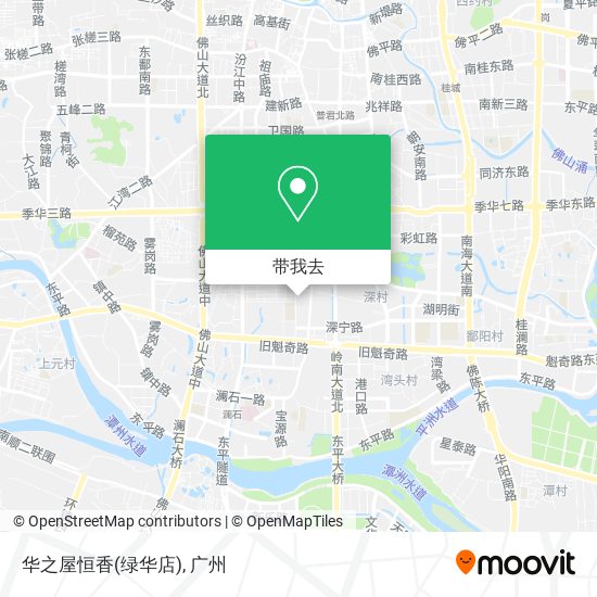华之屋恒香(绿华店)地图