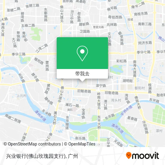兴业银行(佛山玫瑰园支行)地图