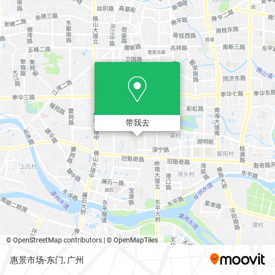 惠景市场-东门地图