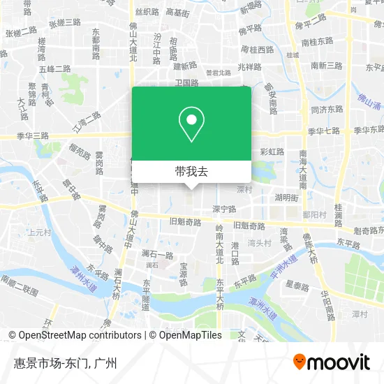 惠景市场-东门地图
