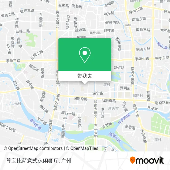 尊宝比萨意式休闲餐厅地图
