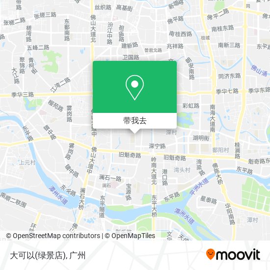 大可以(绿景店)地图