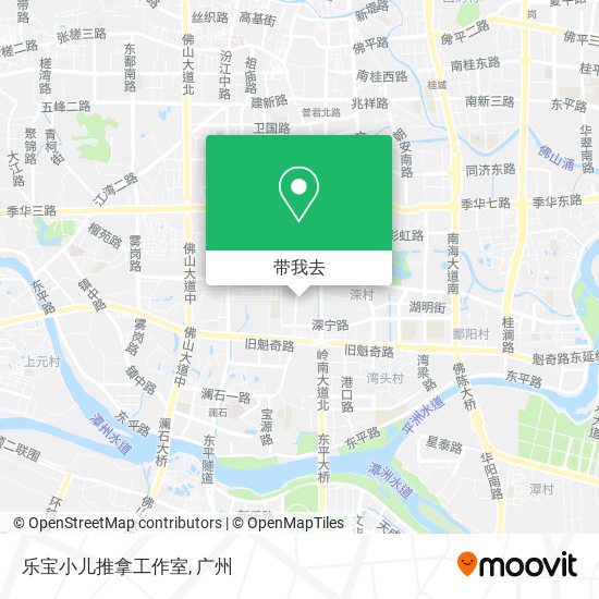 乐宝小儿推拿工作室地图