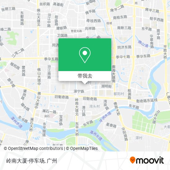 岭南大厦-停车场地图