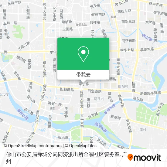 佛山市公安局禅城分局同济派出所金澜社区警务室地图