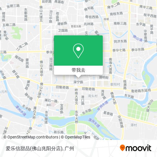 爱乐信甜品(佛山兆阳分店)地图