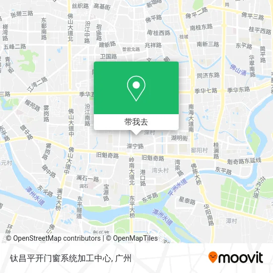 钛昌平开门窗系统加工中心地图