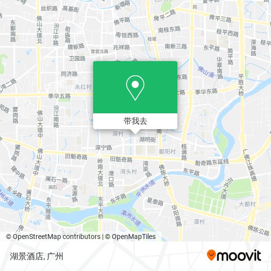 湖景酒店地图