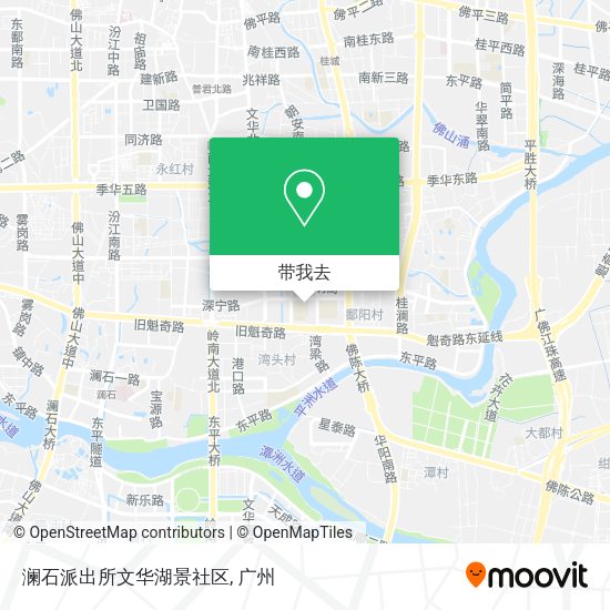 澜石派出所文华湖景社区地图