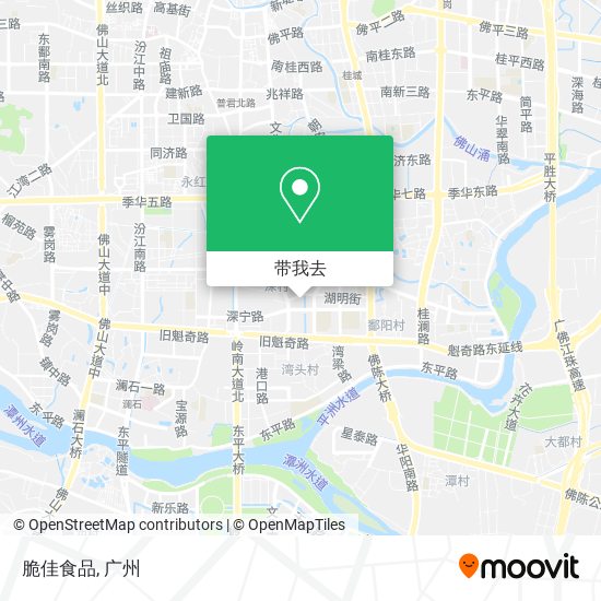 脆佳食品地图