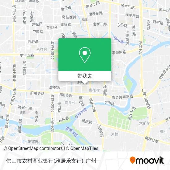 佛山市农村商业银行(雅居乐支行)地图