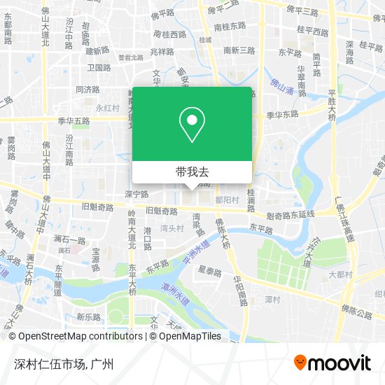 深村仁伍市场地图