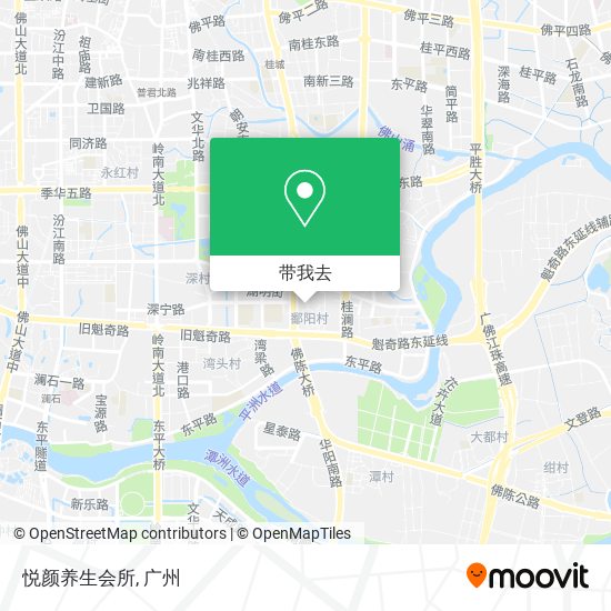 悦颜养生会所地图
