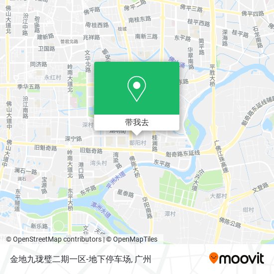 金地九珑璧二期一区-地下停车场地图