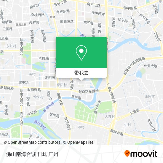 佛山南海合诚丰田地图