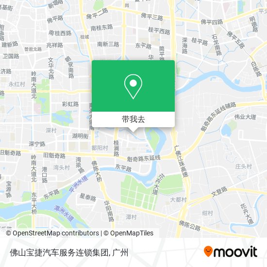 佛山宝捷汽车服务连锁集团地图