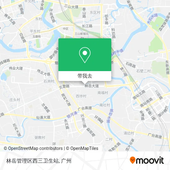 林岳管理区西三卫生站地图