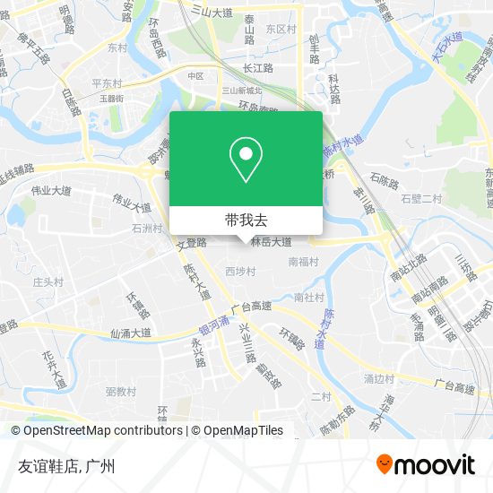 友谊鞋店地图