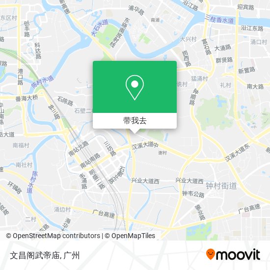 文昌阁武帝庙地图