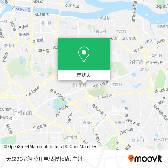 天翼3G龙翔公用电话授权店地图