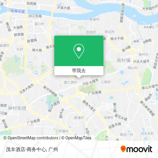 茂丰酒店-商务中心地图