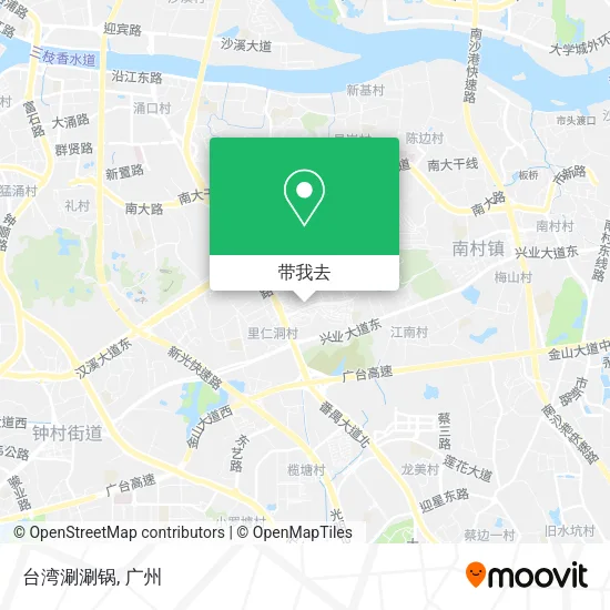 台湾涮涮锅地图