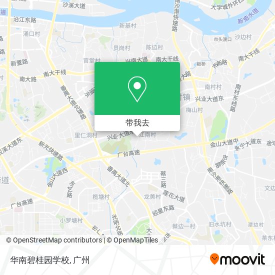 华南碧桂园学校地图