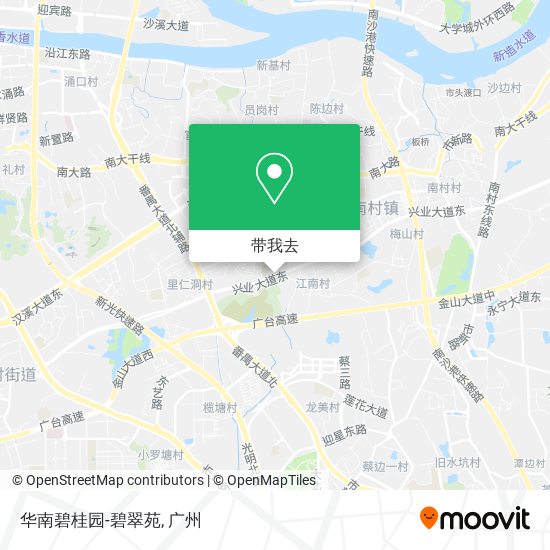 华南碧桂园-碧翠苑地图