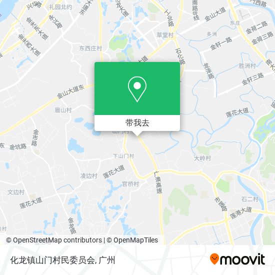 化龙镇山门村民委员会地图