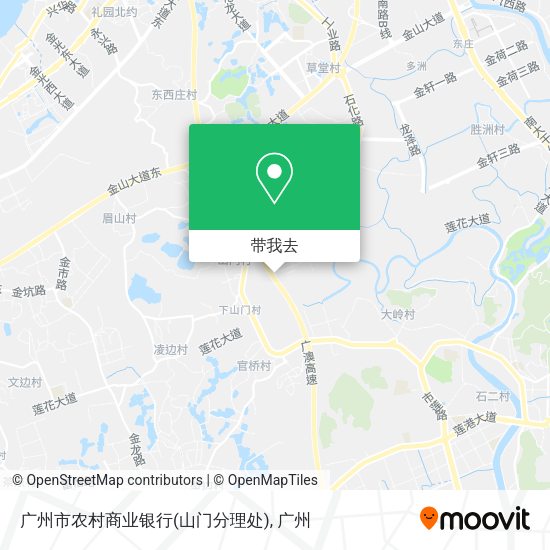 广州市农村商业银行(山门分理处)地图