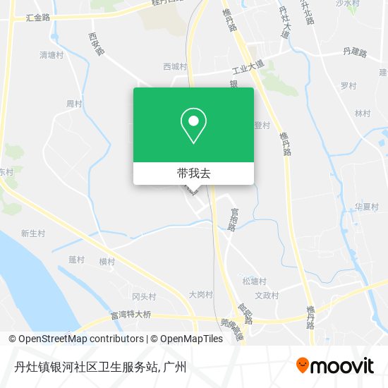 丹灶镇银河社区卫生服务站地图