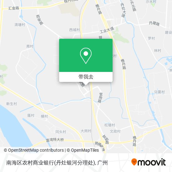南海区农村商业银行(丹灶银河分理处)地图