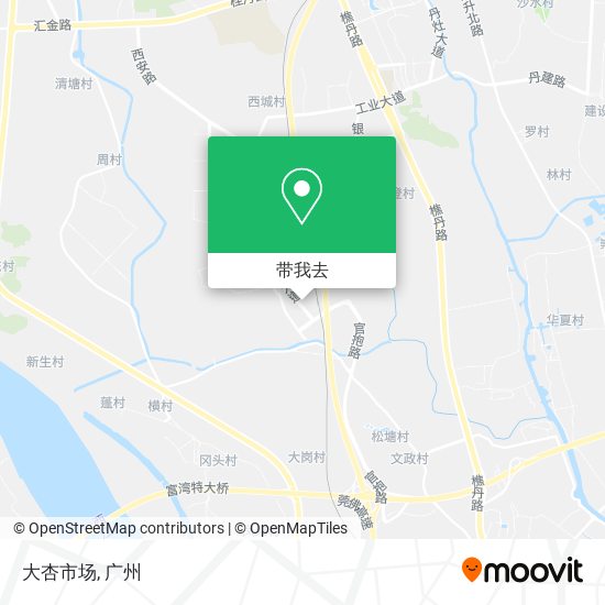 大杏市场地图