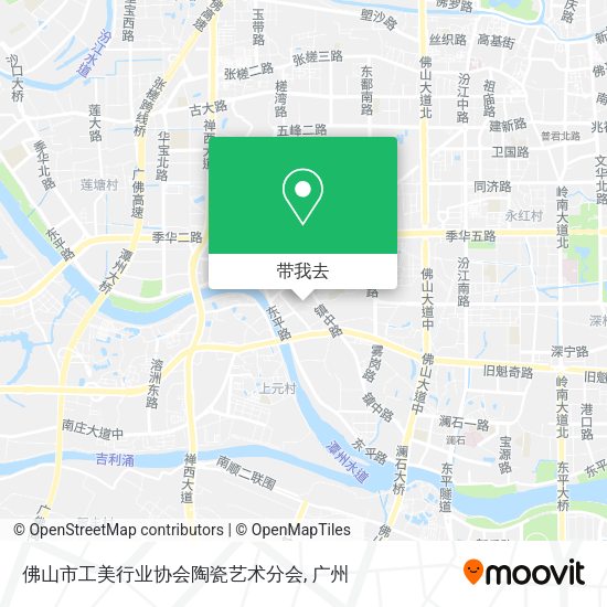 佛山市工美行业协会陶瓷艺术分会地图